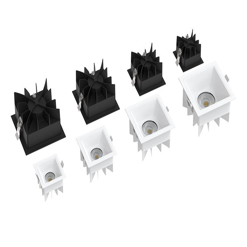 LED H系列方形防水筒灯 45W 户外 室内 场景 5001H-1射灯