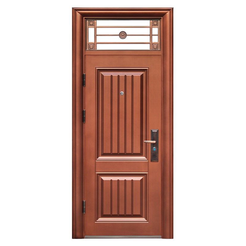 防盗门家用入户门带气窗钢质通风亮窗室外农村庭院大门进户门单门