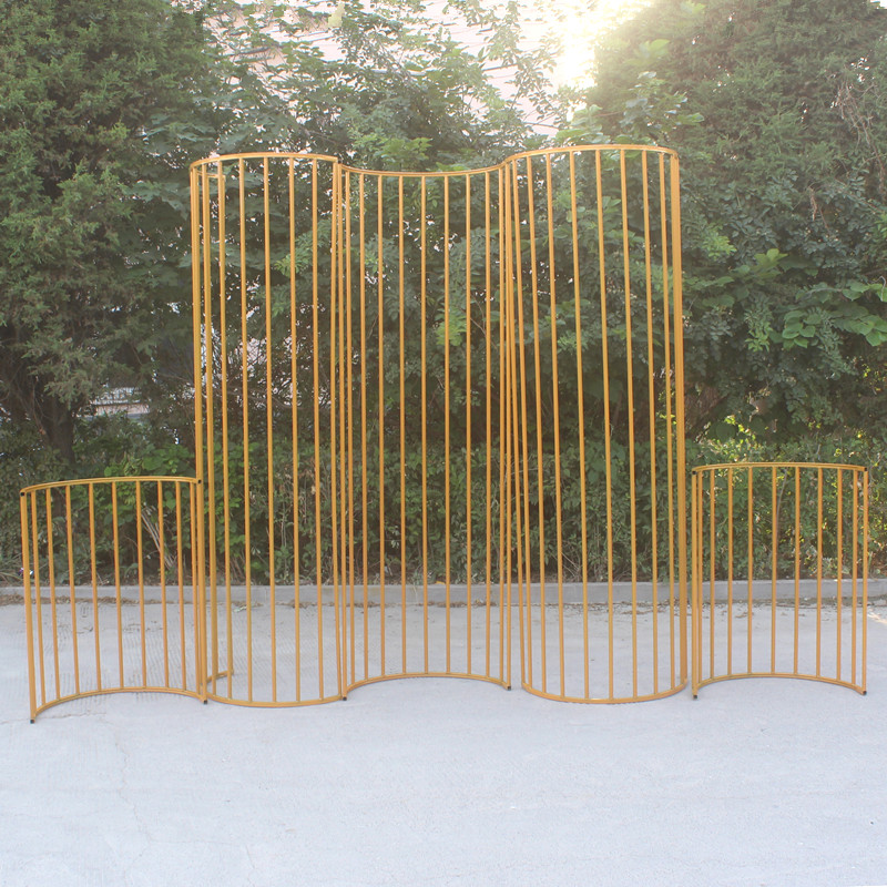 铁艺屏风婚庆道具线条半圆屏风婚礼舞台场景布置道具酒店装饰摆件,节庆用品/礼品,拱门,淘宝优惠券,粉丝福利购,淘宝优惠卷