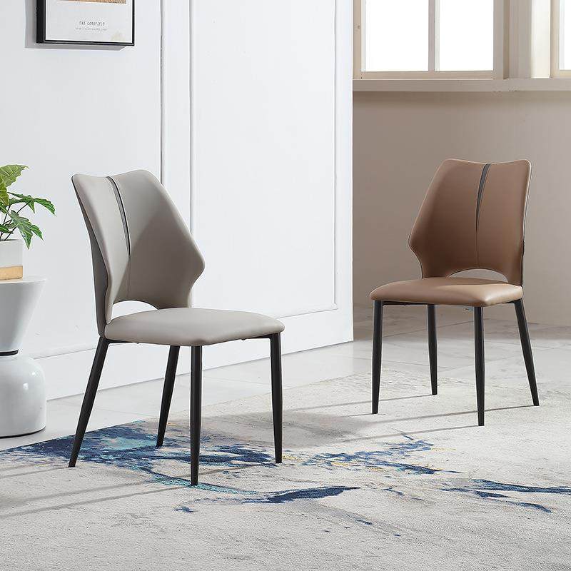 意式极简皮艺餐椅北欧家用客厅饭桌靠背椅休闲创意网红凳子质感,收纳整理,烫衣板及配件,淘宝优惠券,粉丝福利购,淘宝优惠卷