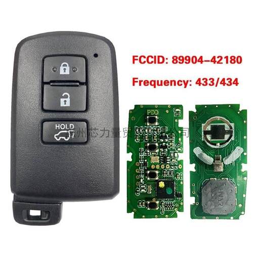 适用丰田RAV43键智能卡BA2EQP488433/434MHz89904-42180车钥匙