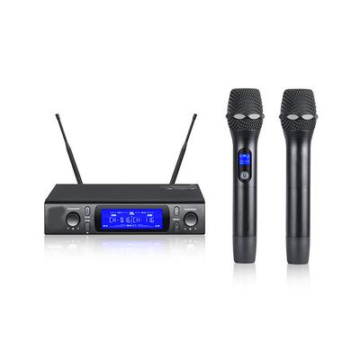 VM300专业一拖二U段无线麦克风舞台麦克风家用会议K歌KTV演出话筒