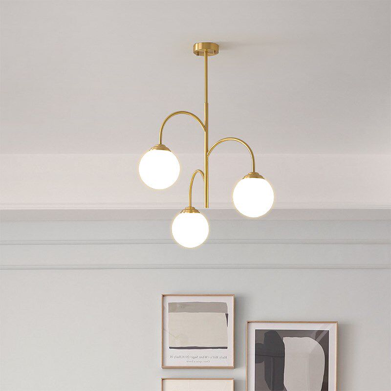 中古艺术餐厅吊灯复古日式全铜高档陶瓷餐桌灯设计师复式楼梯吊灯