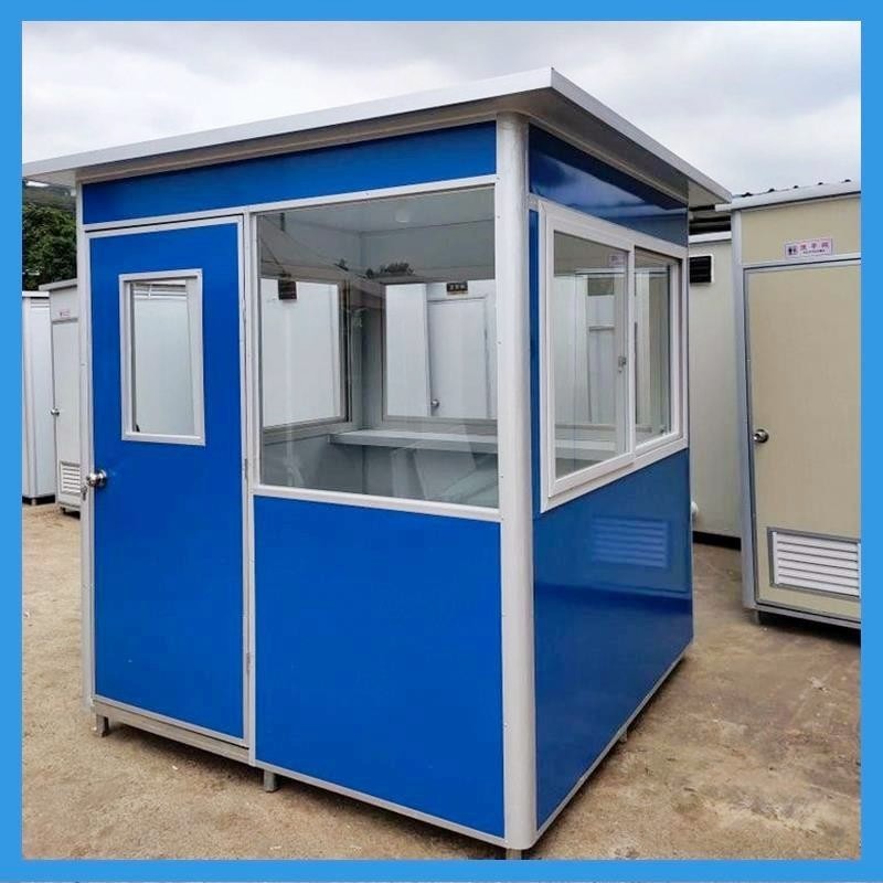 河北不锈钢岗g亭保安亭门卫室值班室小区门卫治安成品停车场收费