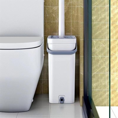 立式拖把桶长方形拖布桶家用单桶可接空调水带下水自动排水塞水桶