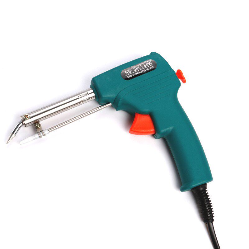 HB手动出锡枪电烙铁焊锡枪送锡自动焊锡机60W维修套装自动点焊机