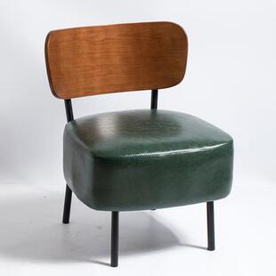 奶茶店书吧咖啡厅休闲卡座西餐厅洽谈办公简约实木桌椅组合小沙发