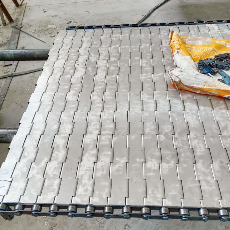 304不锈钢链板食品清洗烘干A流水线传动带板式烘干机链板输送带