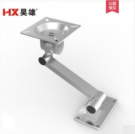 昊雄器墙壁支架电脑显示q屏壁挂架铝合金挂墙上旋转伸缩节臂vesa