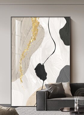 绿色抽象艺术客厅装饰画现u代简约沙发背景墙落地画入户玄关墙挂