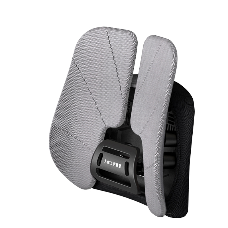 人体工学腰垫护腰靠垫办公室腰靠座椅子汽车靠背T垫顶腰托枕氛围