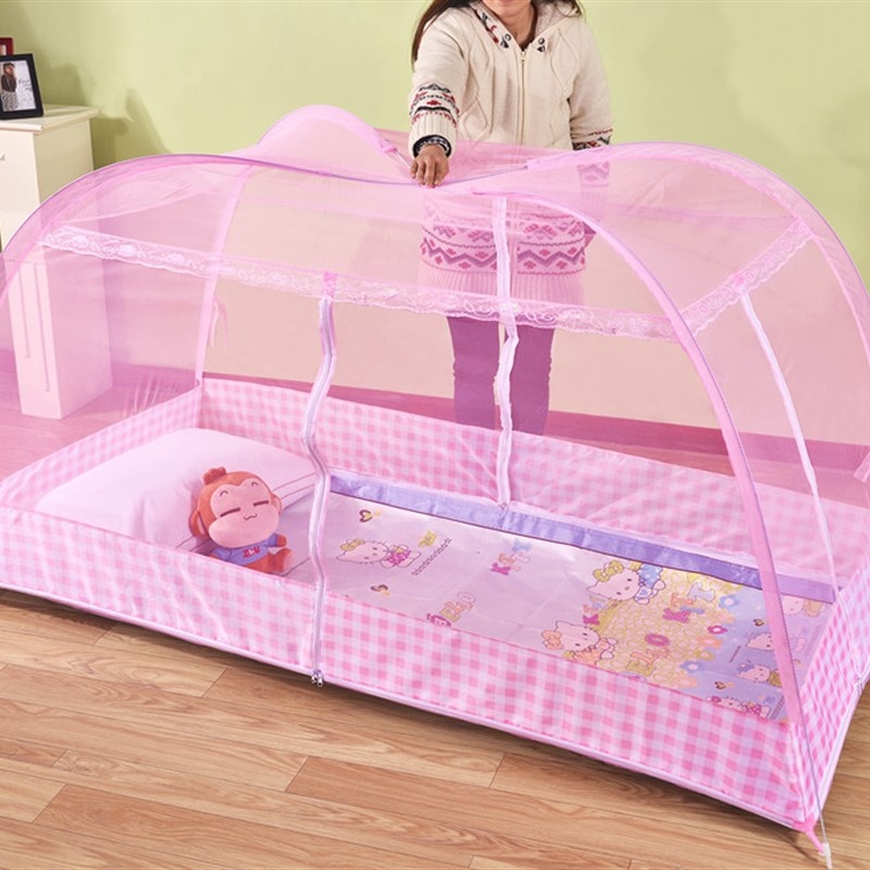 免安装学生宿舍蚊帐单人寝室上下床铺0.H9m1m米子母床蒙古包小蚊