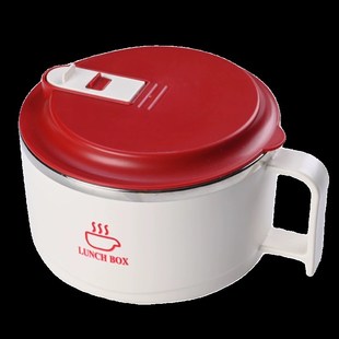 不锈钢泡面碗带盖子学生宿舍厂矿员工用饭盒大容量方便面碗打饭用