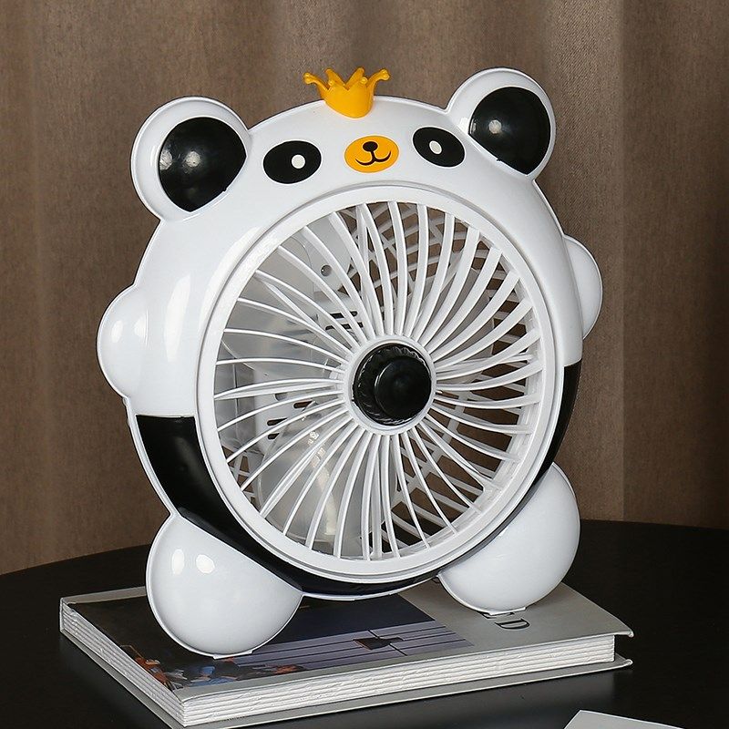 2022新款电风扇夹扇学生宿舍迷你床上静K音台式卡通家用插电办公