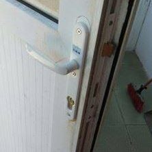 塑钢门锁8525老式平开门执手锁把手锁插芯塑钢阳台门锁房门锁具