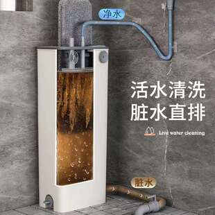 新款平板拖把懒人免手洗2024家用一拖净自动干湿两用拖地神器拖布