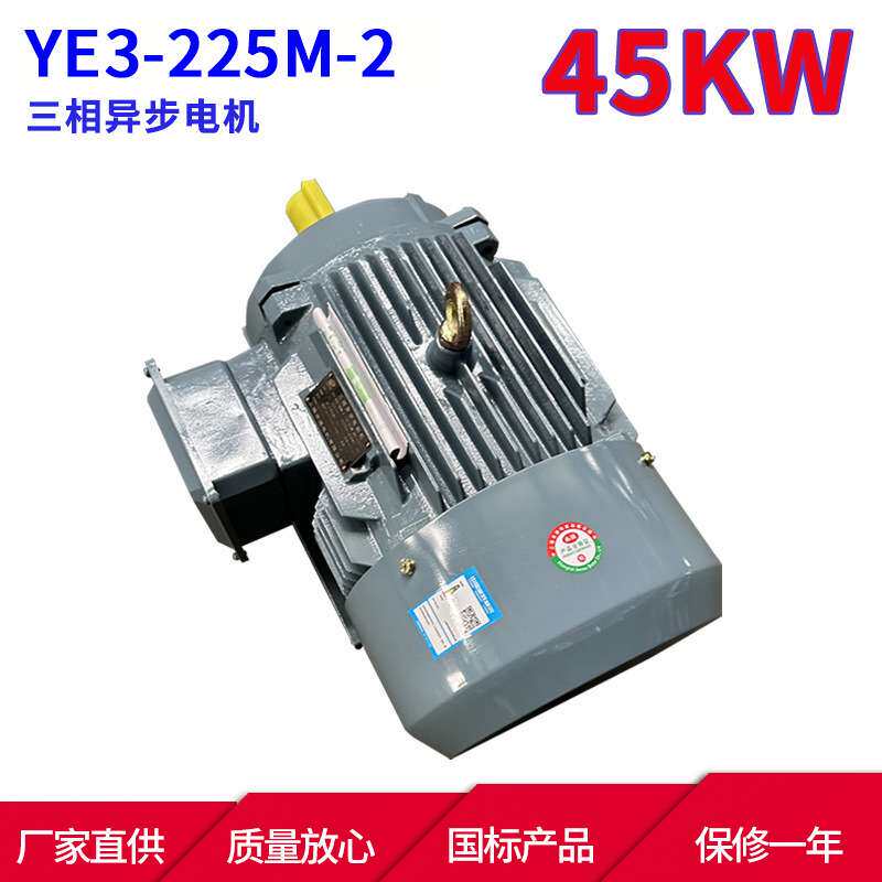 YE3系列马达三相异步电机YE3-225M-2 45KW千瓦2极三相异步电动机