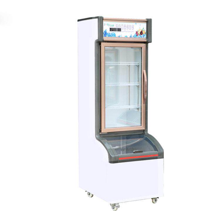 便利店冷柜立式冷冻展示柜饮料柜雪糕柜冷藏冷冻子母展示柜