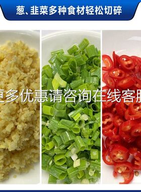 AS韭KI 切葱机A商用切菜段切椒段辣切葱花食堂根茎类FC-100SD蔬菜