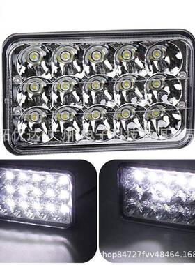 汽车LED大灯 4x6/5x7inch 45W 皮卡货车h4远近光高低亮前照工作灯