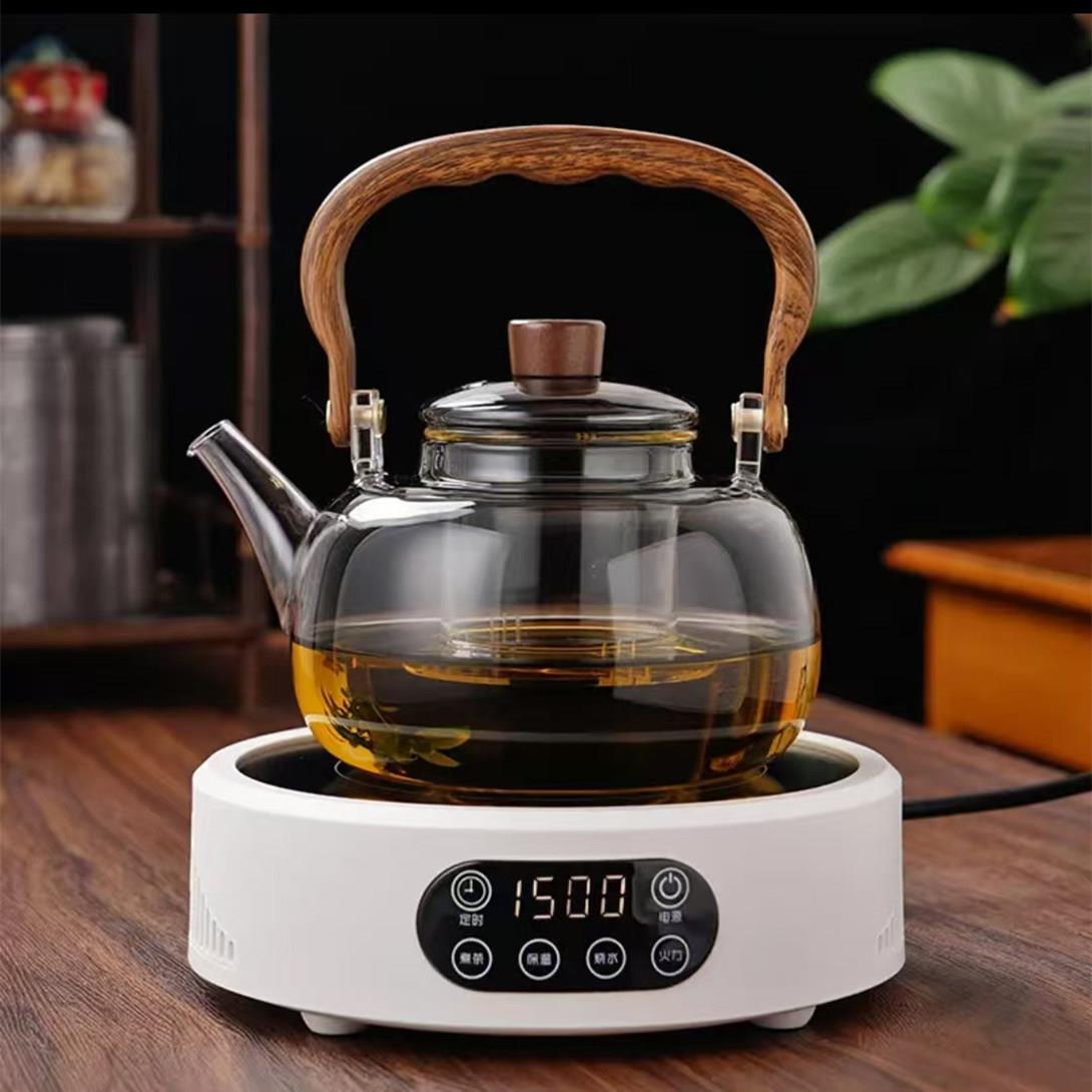 米厨电陶炉煮茶器小型烧水玻璃壶智能新款迷你1500瓦家用静音茶炉