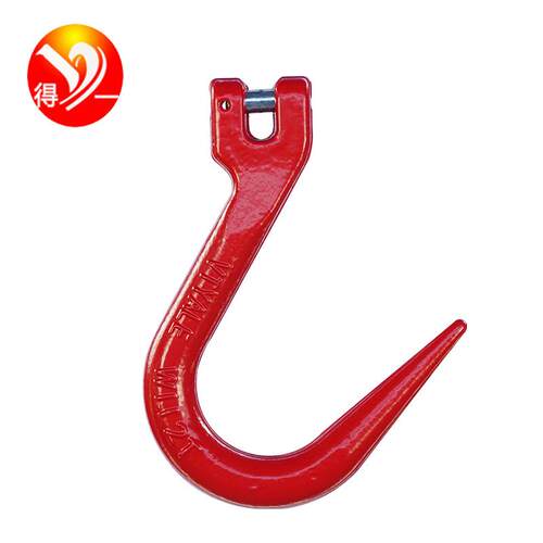 跨境品钢管钩起重吊索具大开口钩子2T1.12T具吊钩羊角钢管钩