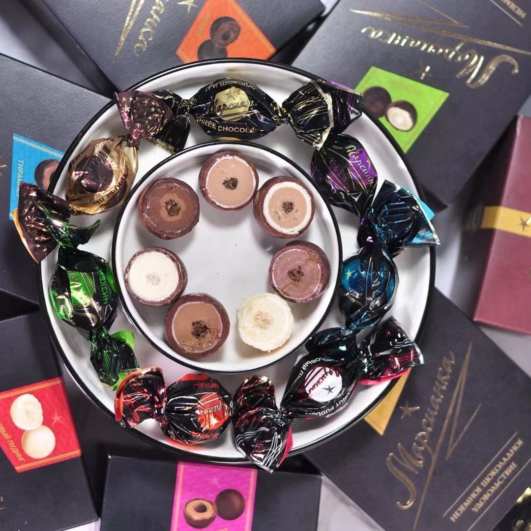 俄罗斯涅夫斯基黑美人系列礼品盒 爆款礼物糖果伴手礼