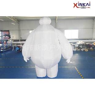 定制充气大白气模 充气机器人 行走人偶大白暖男 卡通气模