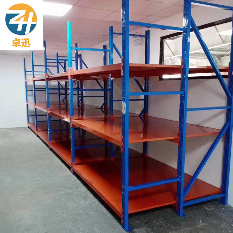 仓储库房货架置物展示货架模具架 家用中型重型轻型角钢货架厂