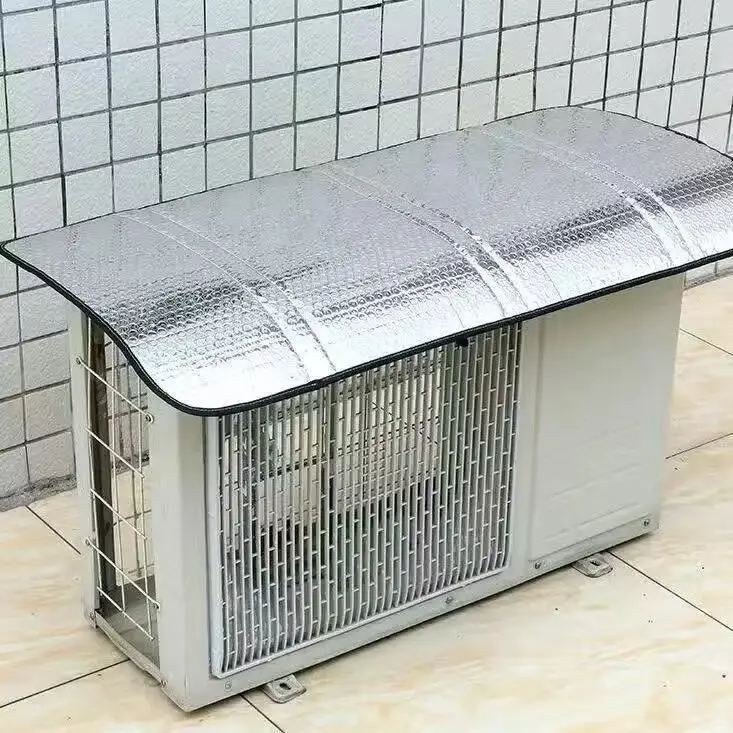 空调外机防晒罩铝膜隔热降温防雨防尘省电家用罩盖RW