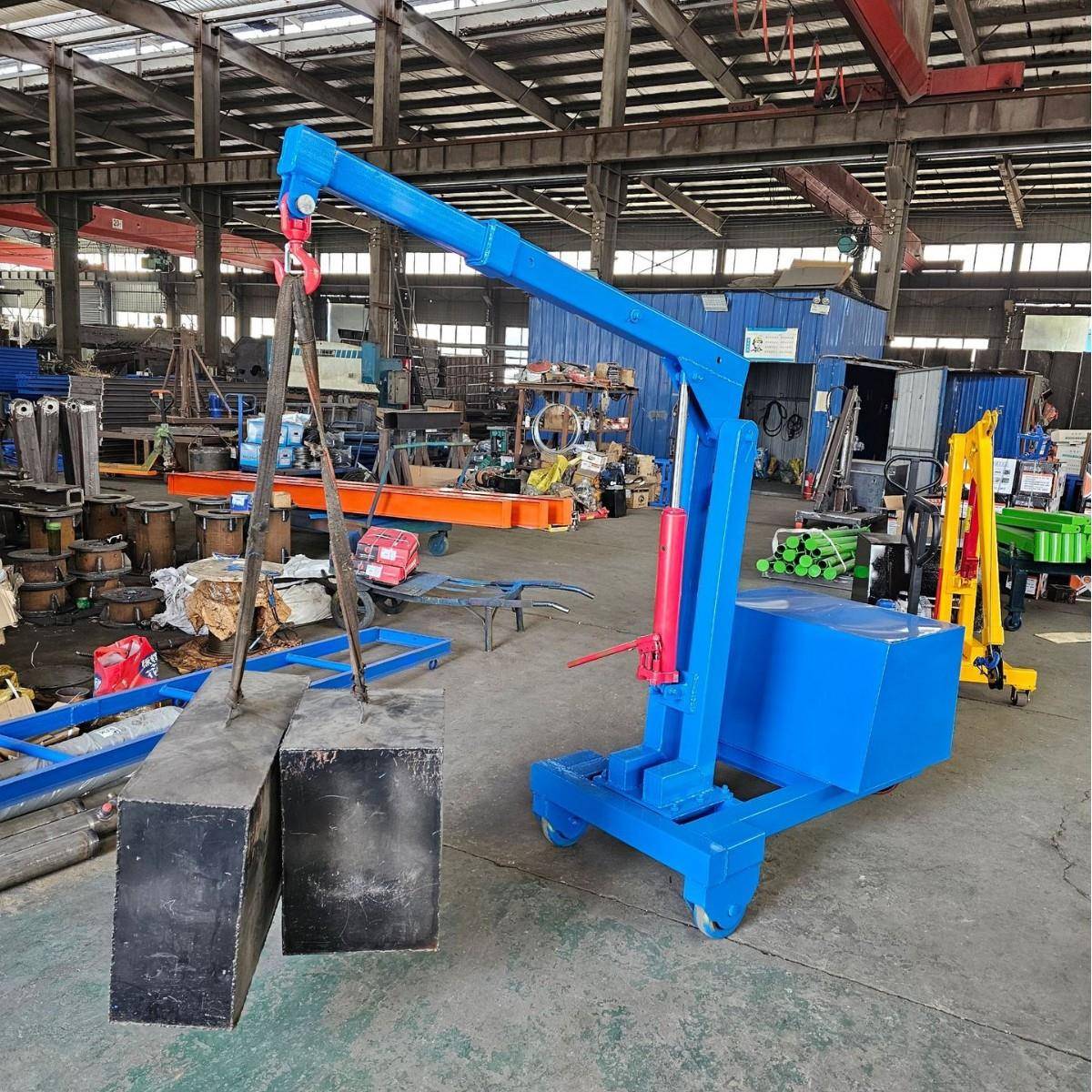 车间移动式人工行走小型吊机500公斤搬运起重机简易小吊车