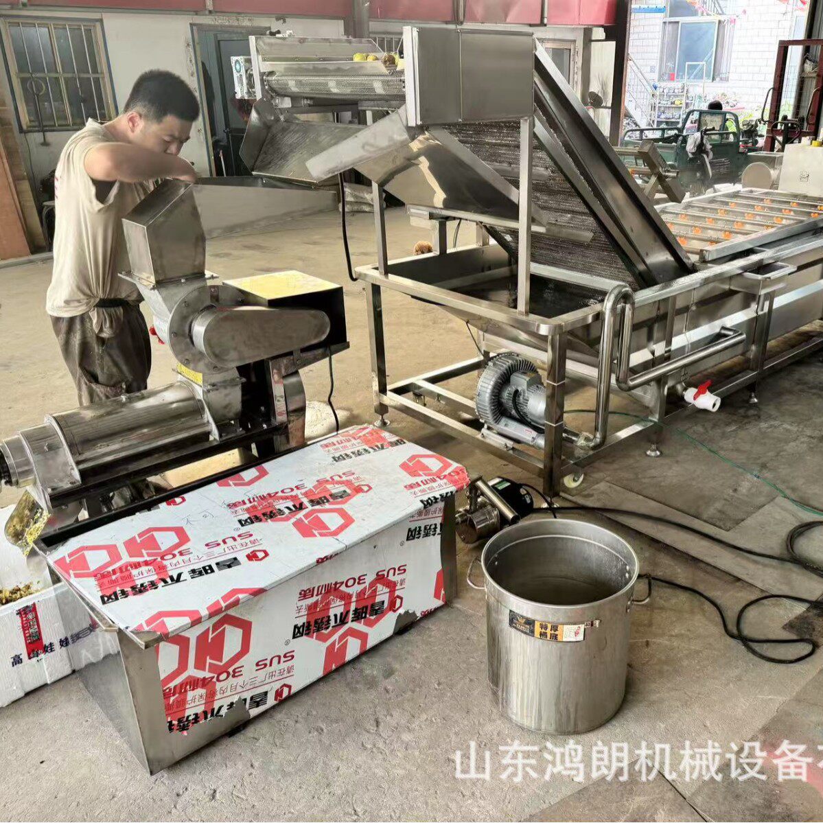 商用苹果汁压榨脱汁机 粉碎胡萝卜榨汁机 草莓梨子挤压榨汁机