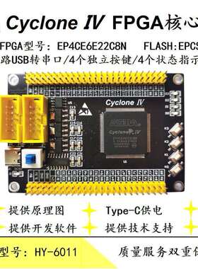 Altera CycloneIV EP4CE6E22C8N EP4CE10E22 FPGA开发板 核心板