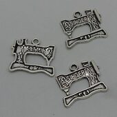 A2738缝纫机1000克 769个 包1.3克21x18mm创意合金饰品配件坠