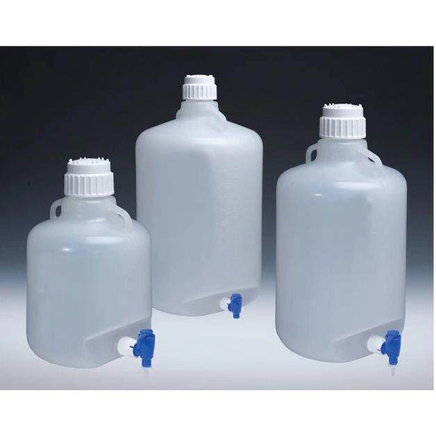 Nalgene耐洁 PP聚丙烯材质 带放水口细口大瓶 10L 20L 50L