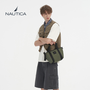 NAUTICA/诺帝卡斜挎男女包简约休闲大容量手提单肩旅行背包