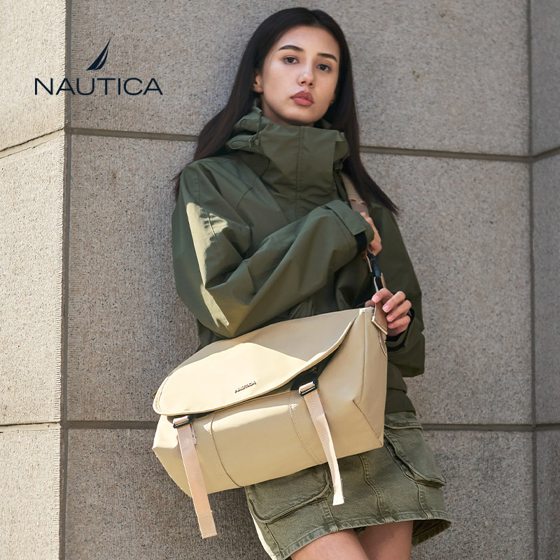 NAUTICA大容量斜挎单肩包男女款