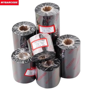 纸 打印机标签铜版 蜡基碳带90 r300m条码