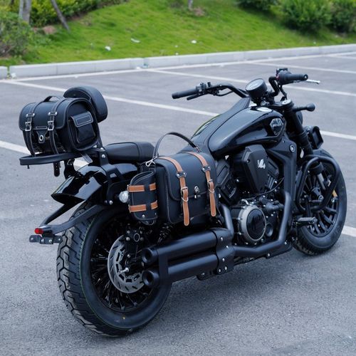 适用奔达黑旗500边包改装护杠保险杠靠背货架折叠靠背边箱包改装