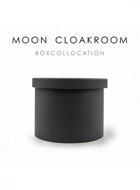 MOON慕空间样板房收纳盒衣帽间装饰品衣柜皮革收纳桶道具软装摆件