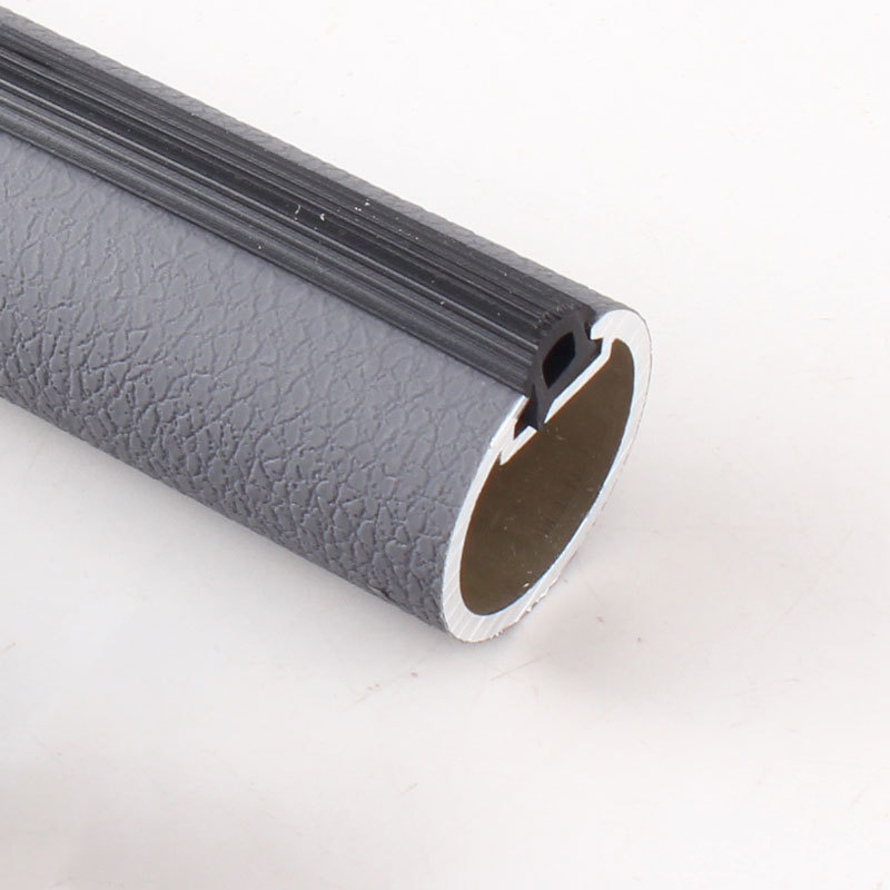 衣帽间挂高档皮i质挂衣杆衣柜内厨柜法兰座衣托衣架配件晾衣杆定