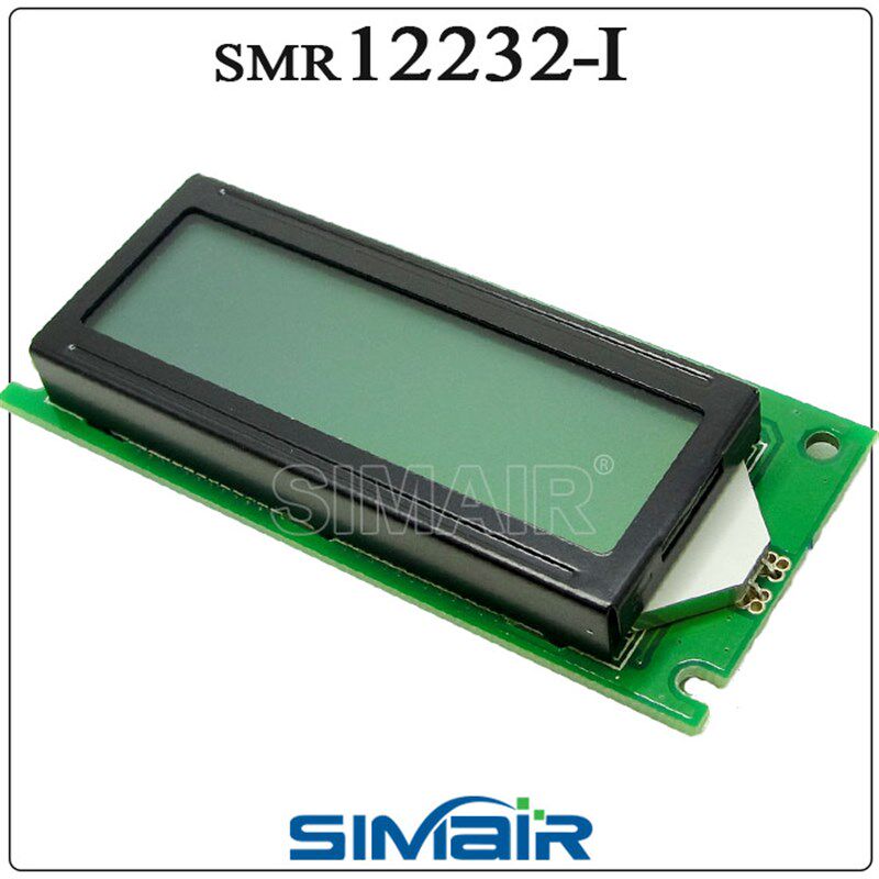12232b液晶屏 5v 12232显示屏模块 LCD12232 高亮 工业级12232点