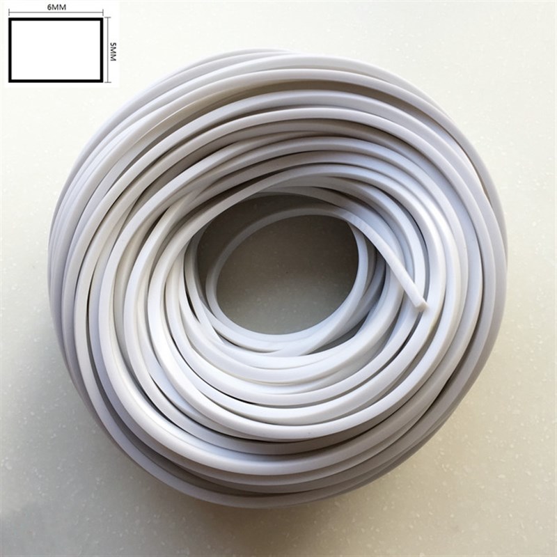 实木家具五金皮条l木门玻璃密封防撞条热塑性橡胶条方形白色压条