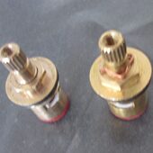 通用 加厚带卡簧冷热通用 阀芯 三角阀陶瓷芯片配件 铜龙头阀芯