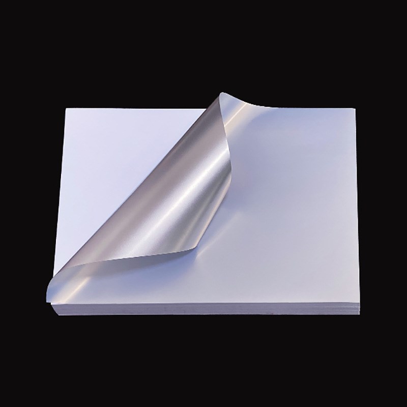 喷墨亚银不干胶贴纸现货A4喷y墨激光打印耐刮哑银强粘不干胶打印