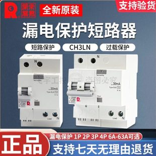常熟开关厂漏电小型断路器D型CH3LN-63/2P C32/16A空气开关1P+N
