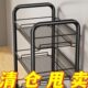 厨房置物架家用收纳储物架子落地多层用品大全小推车多功能蔬菜篮