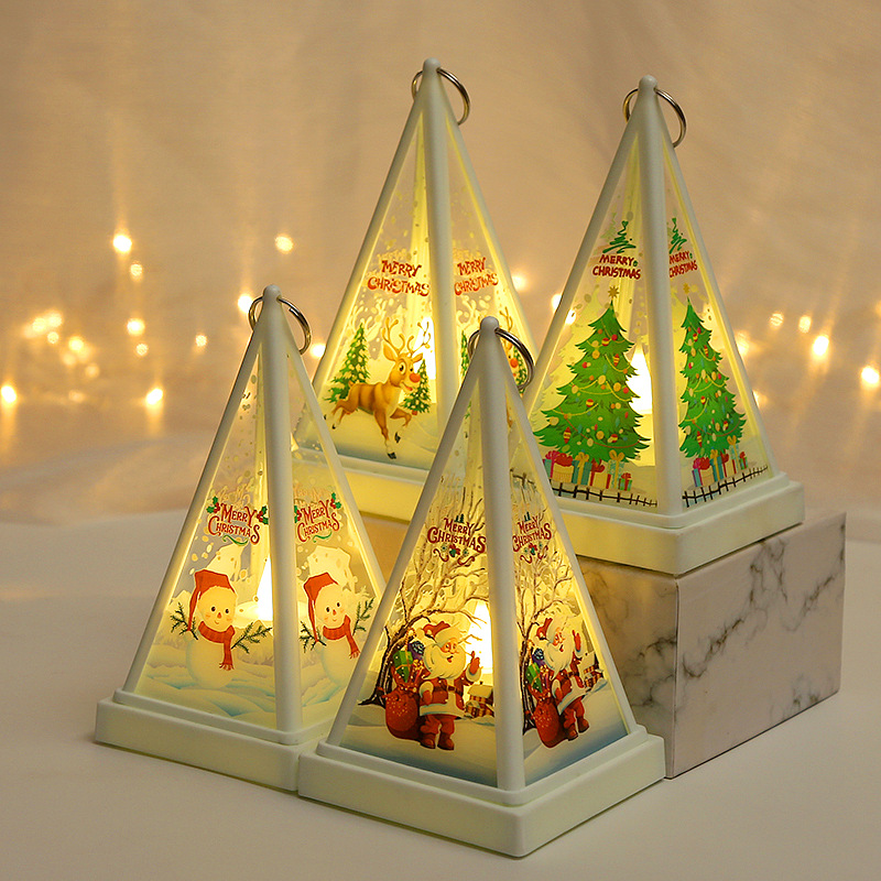 Christmas children's portable night light pendant圣诞节装饰