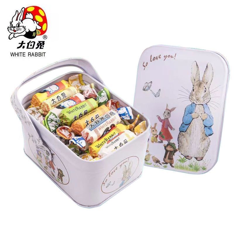 大白兔115g罐装混合口味糖果上海冠生园节日礼盒过年货礼物