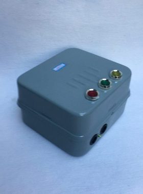 电磁磁力启动器可逆 QC20-6/NH 电机保护装置 正反转 三个按钮